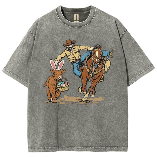Country Easter  Washed T-Shirt 
