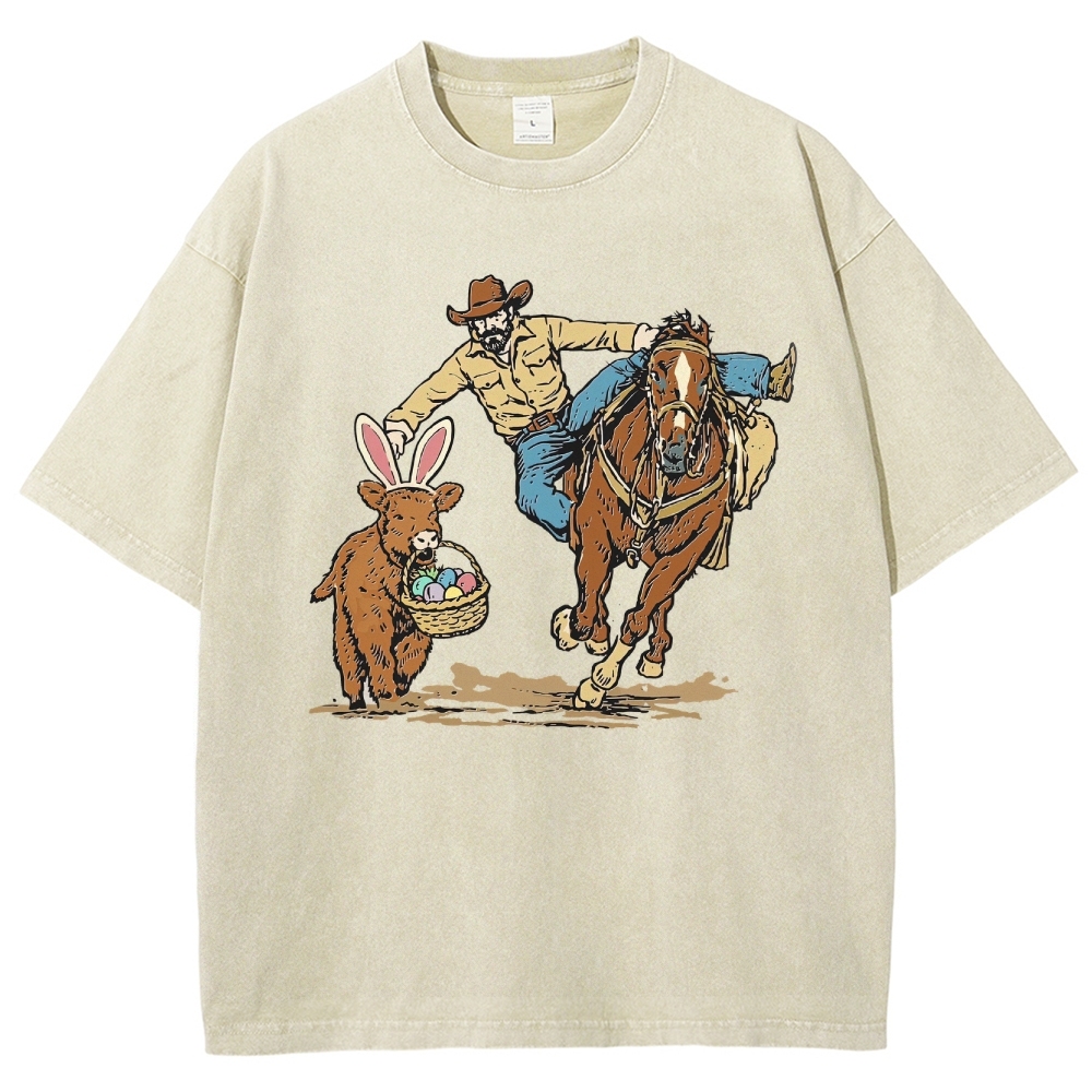 Country Easter  Washed T-Shirt 