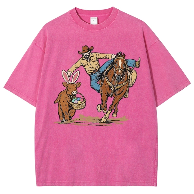 Country Easter  Washed T-Shirt 
