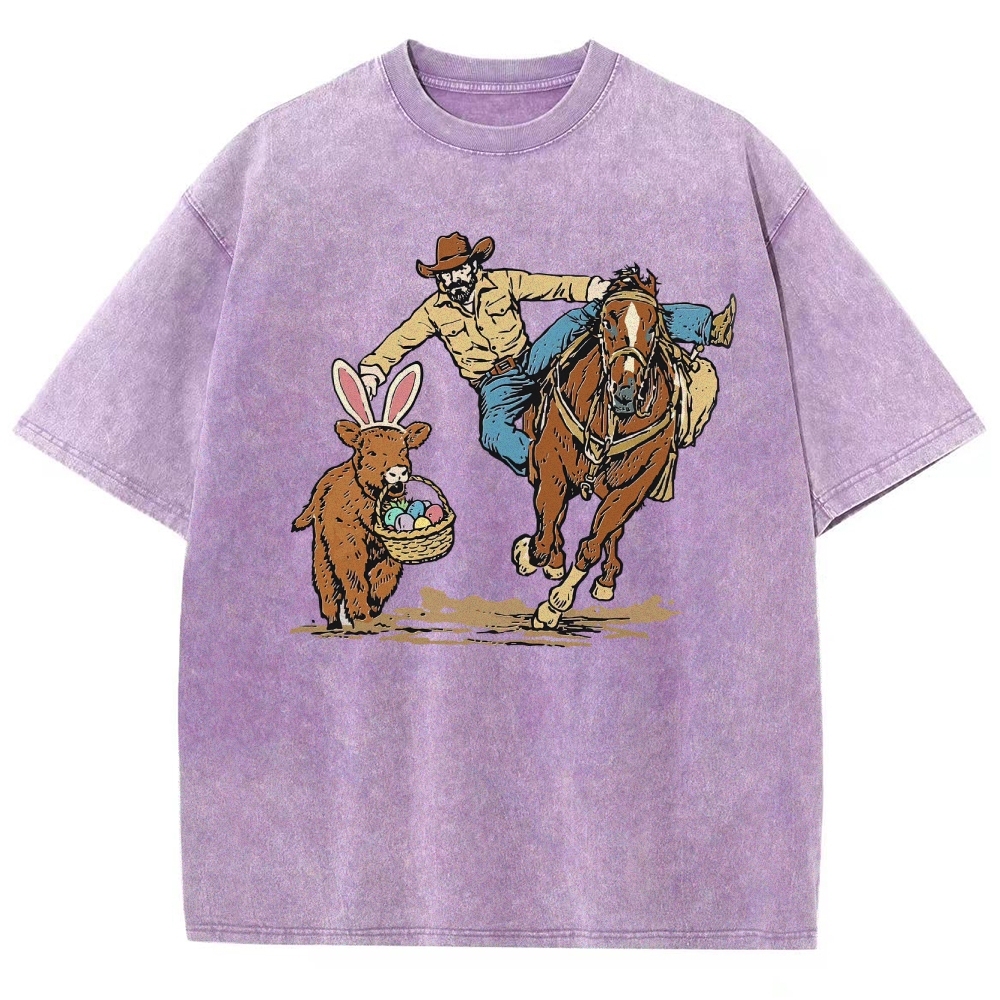 Country Easter  Washed T-Shirt 