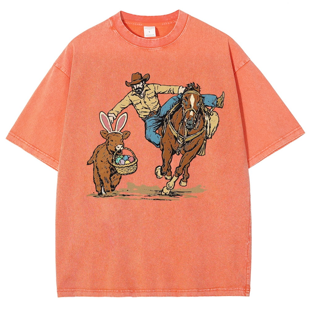 Country Easter  Washed T-Shirt 