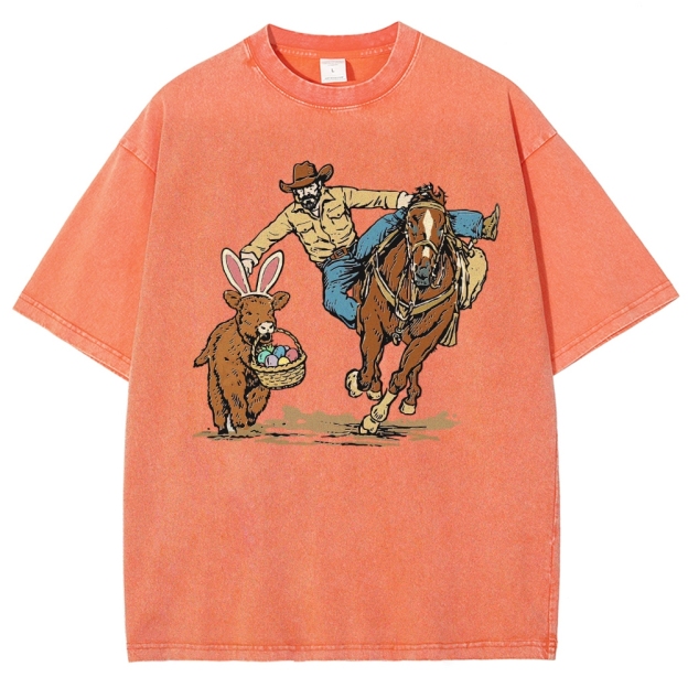 Country Easter  Washed T-Shirt 