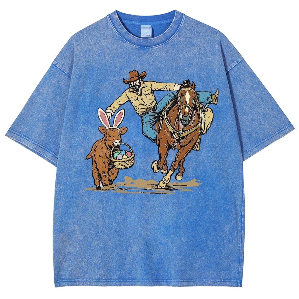 Country Easter  Washed T-Shirt 