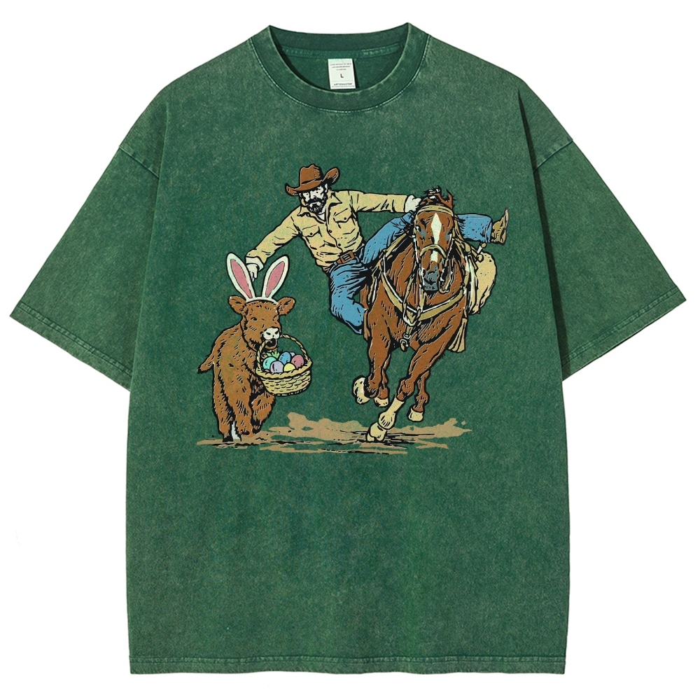 Country Easter  Washed T-Shirt 
