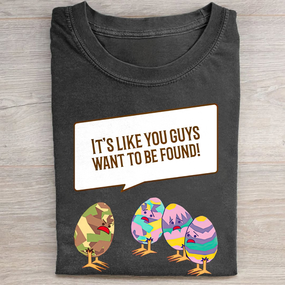 "Easter Egg Complaint" Humor Vintage Washed Tee