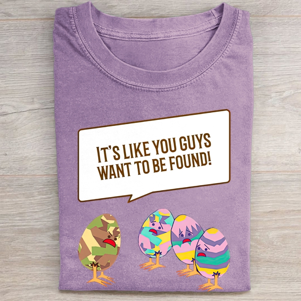"Easter Egg Complaint" Humor Vintage Washed Tee