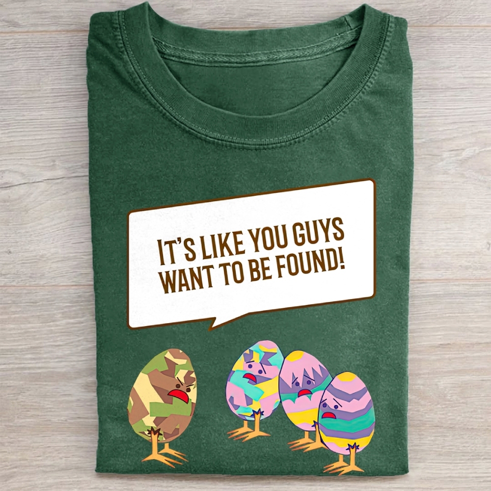 "Easter Egg Complaint" Humor Vintage Washed Tee