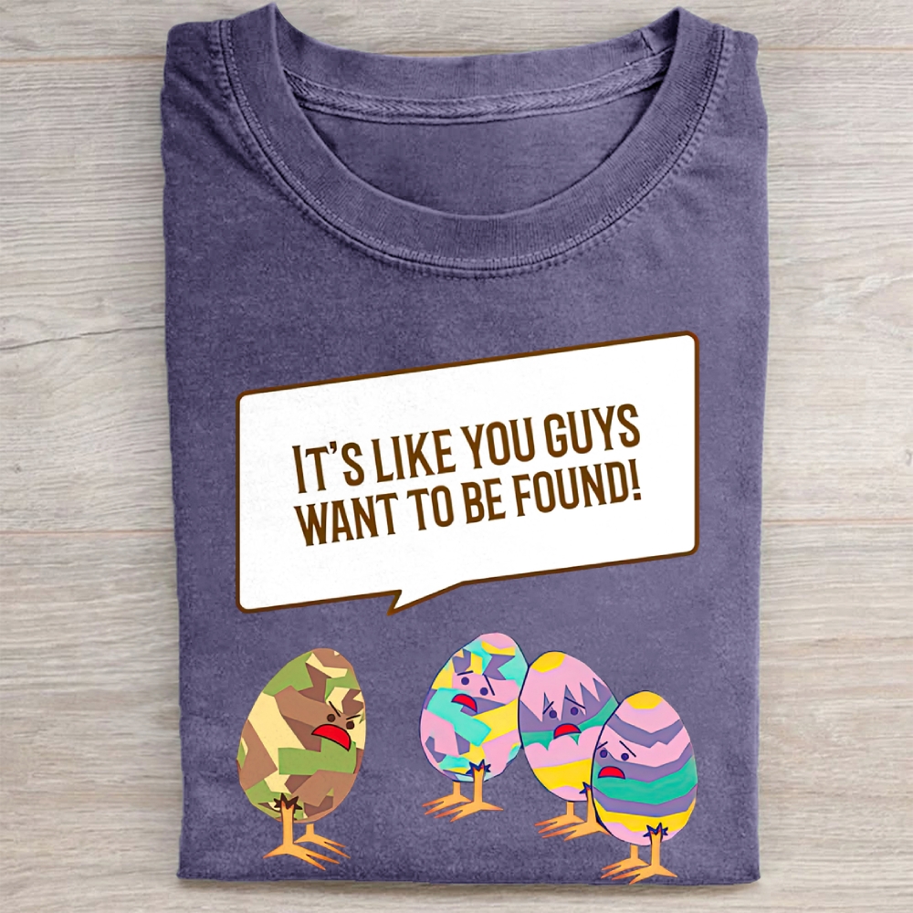 "Easter Egg Complaint" Humor Vintage Washed Tee