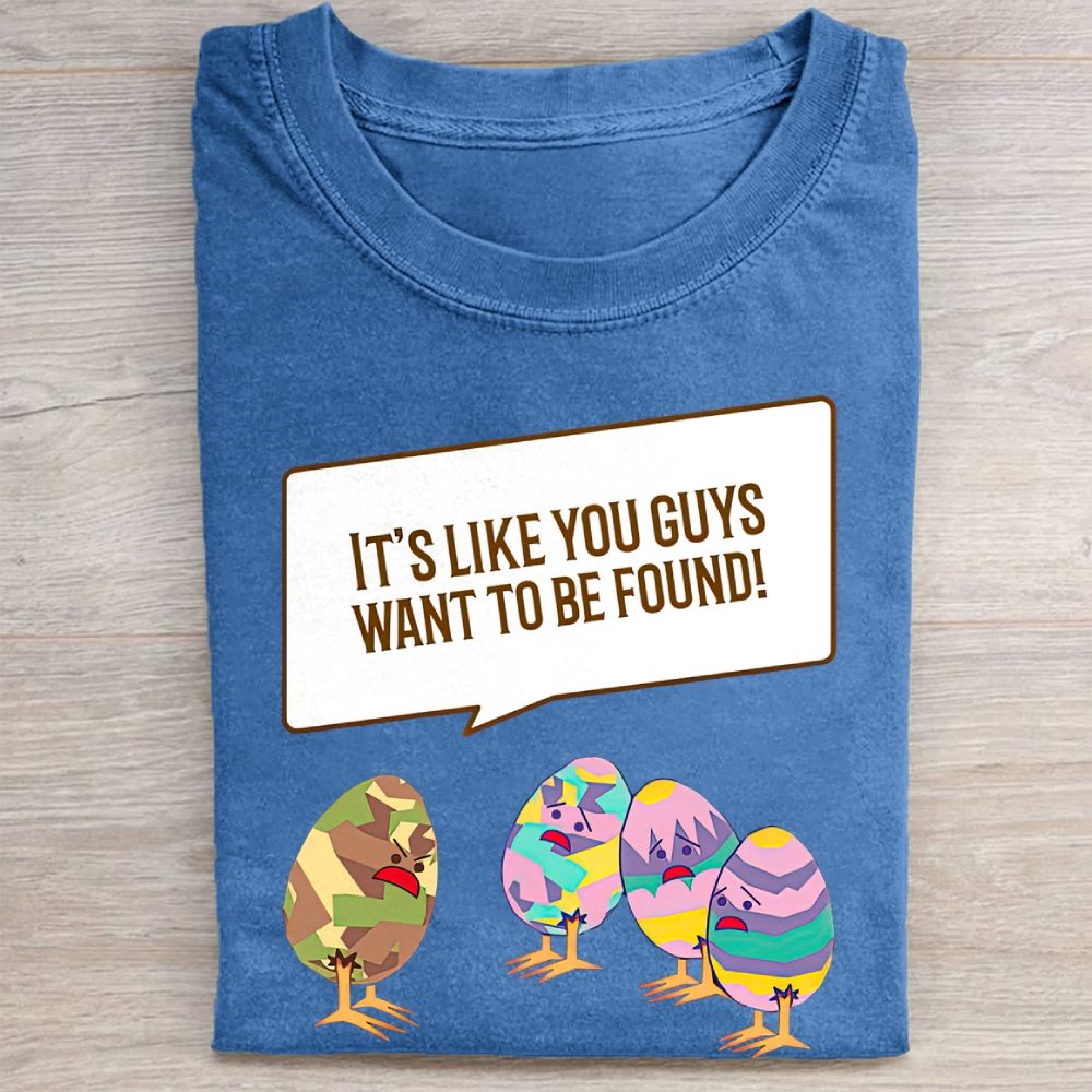 "Easter Egg Complaint" Humor Vintage Washed Tee