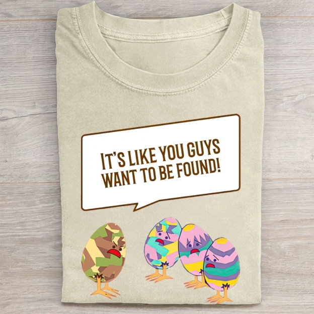 "Easter Egg Complaint" Humor Vintage Washed Tee