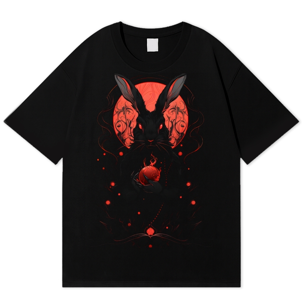 "Bunny Bartender" Easter Cotton T-shirt