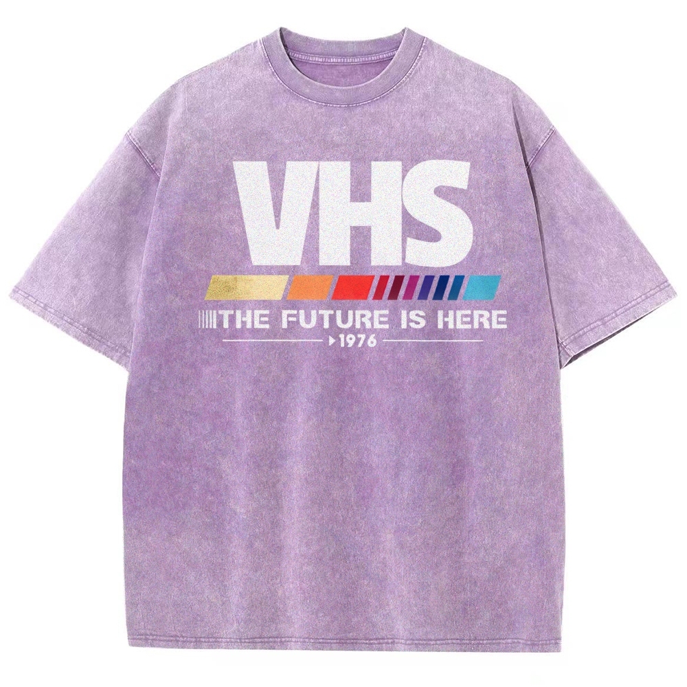 Retro VHS 1976 Graphic Washed T-Shirt 