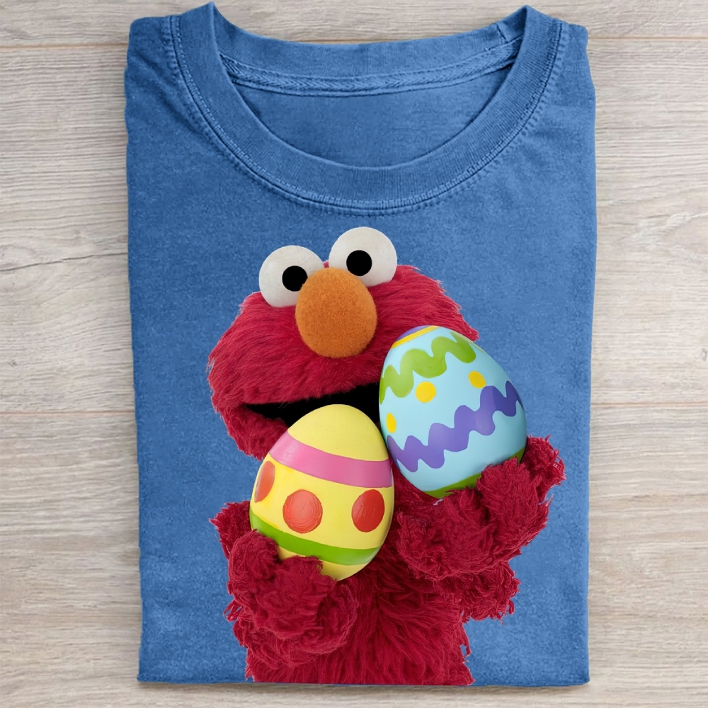 "Easter Egg Elmo" Vintage Washed Tee