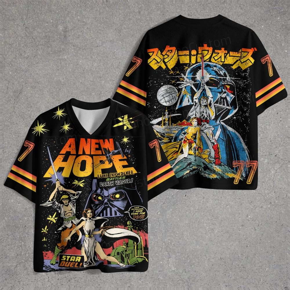 "A New Hope" Space Duel Jersey Shirts
