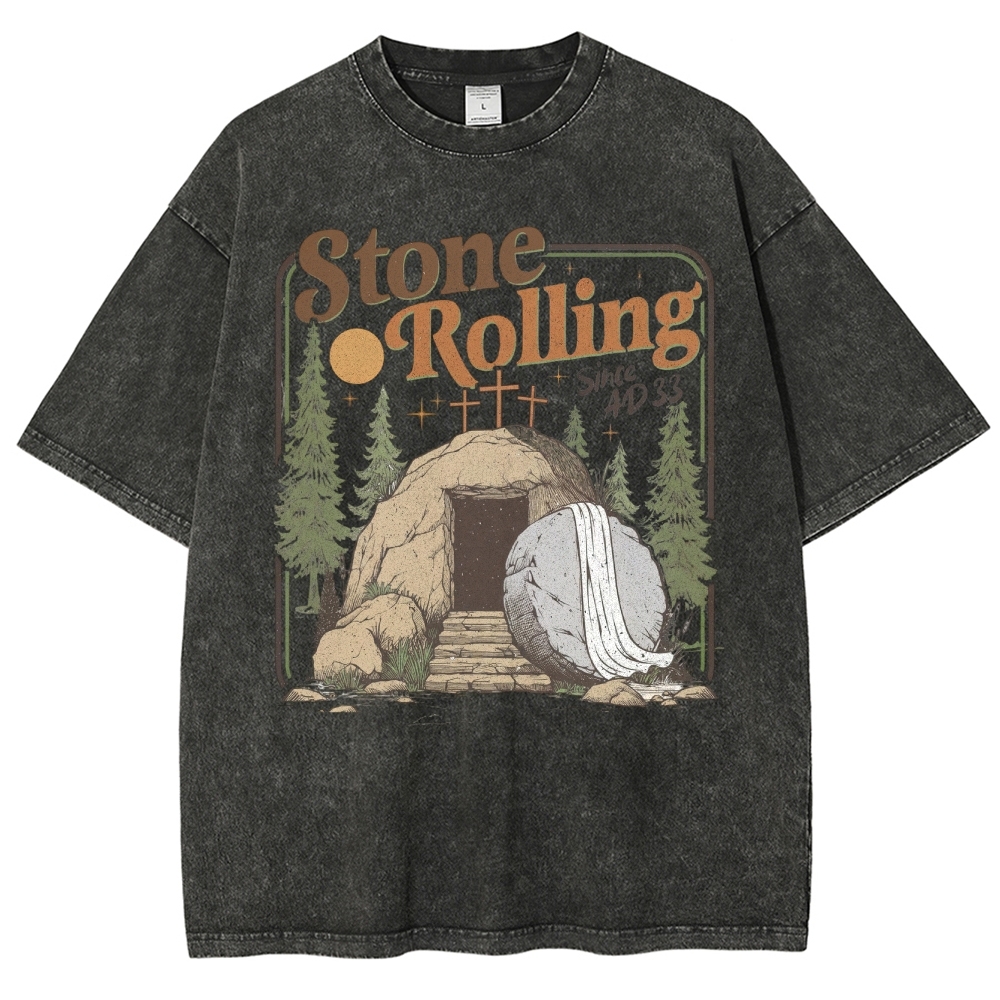 Faith Inspired Resurrection Washed T-Shirt 