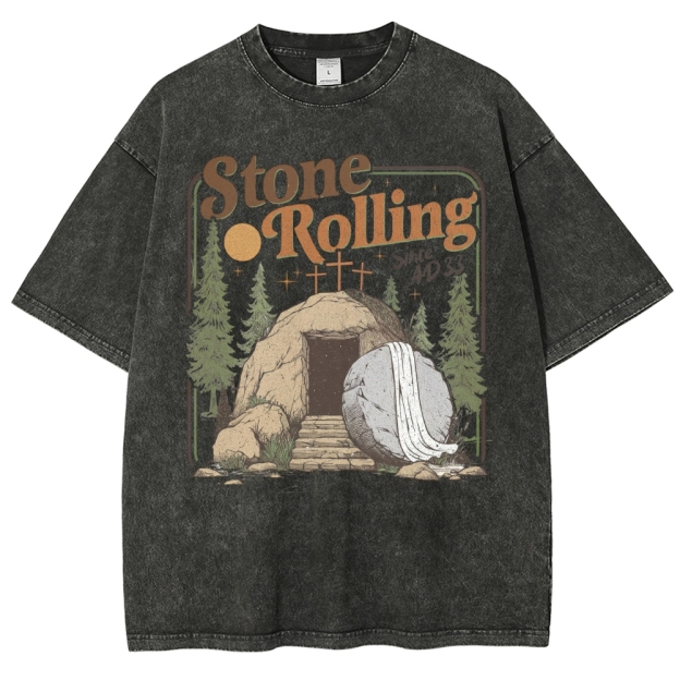 Faith Inspired Resurrection Washed T-Shirt 