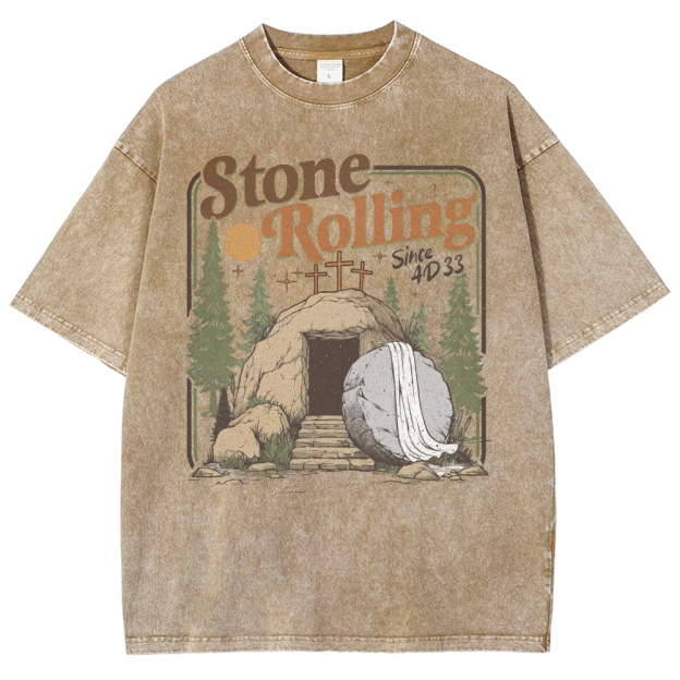 Faith Inspired Resurrection Washed T-Shirt 