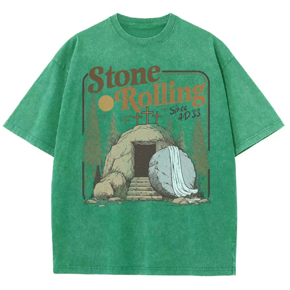 Faith Inspired Resurrection Washed T-Shirt 