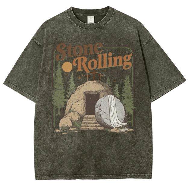 Faith Inspired Resurrection Washed T-Shirt 