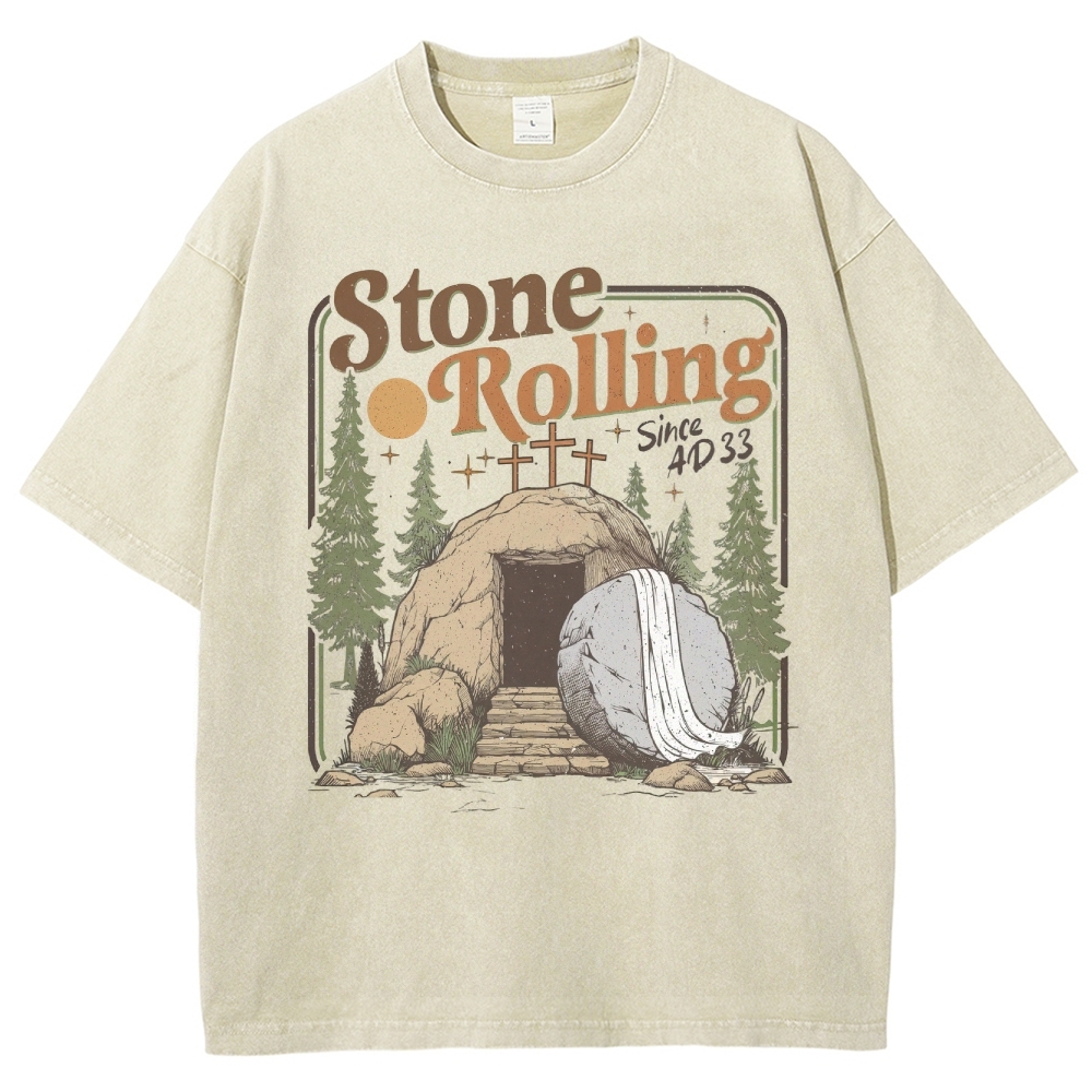 Faith Inspired Resurrection Washed T-Shirt 