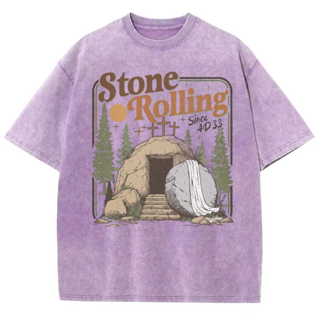 Faith Inspired Resurrection Washed T-Shirt 