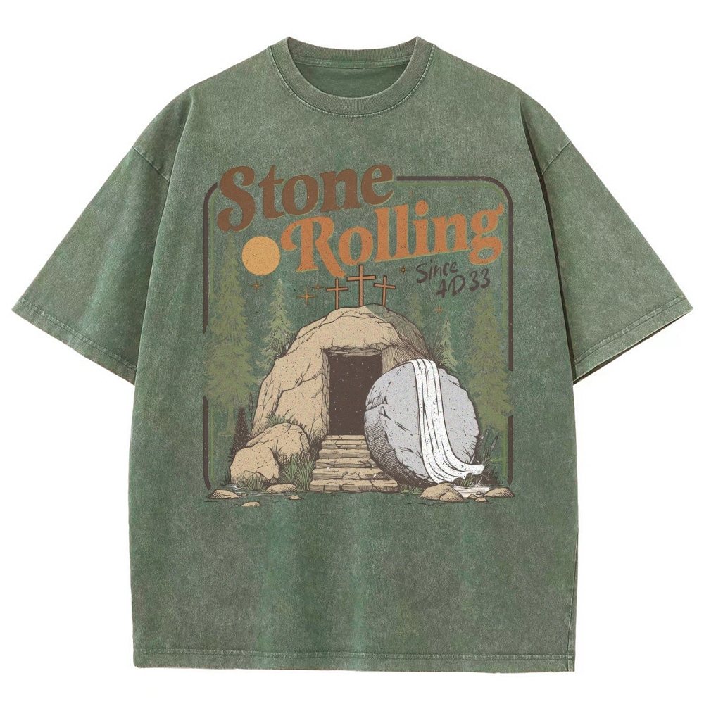 Faith Inspired Resurrection Washed T-Shirt 