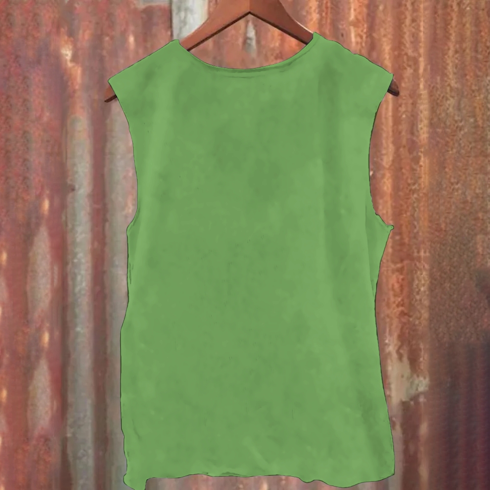 "Japanese Retro Droid" Printed Tank Top