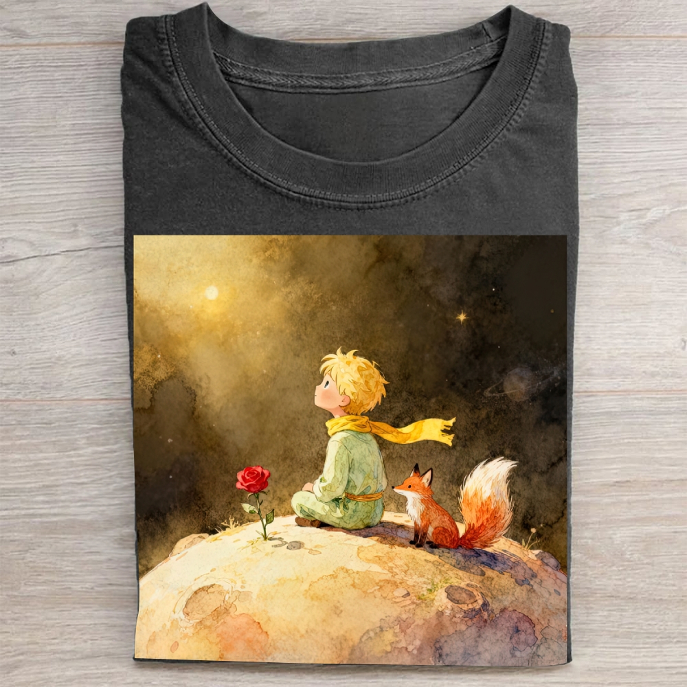 Fantasy Boy & Fox Washed Tee 