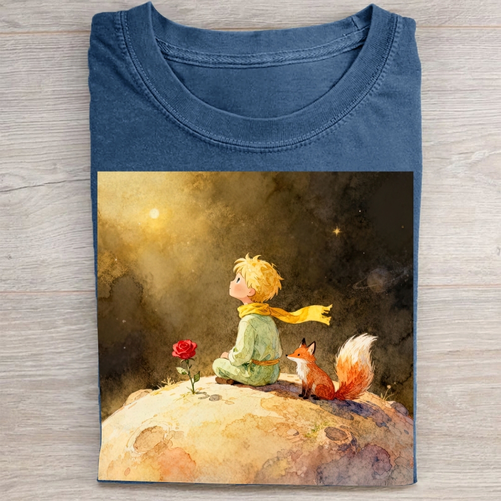 Fantasy Boy & Fox Washed Tee 
