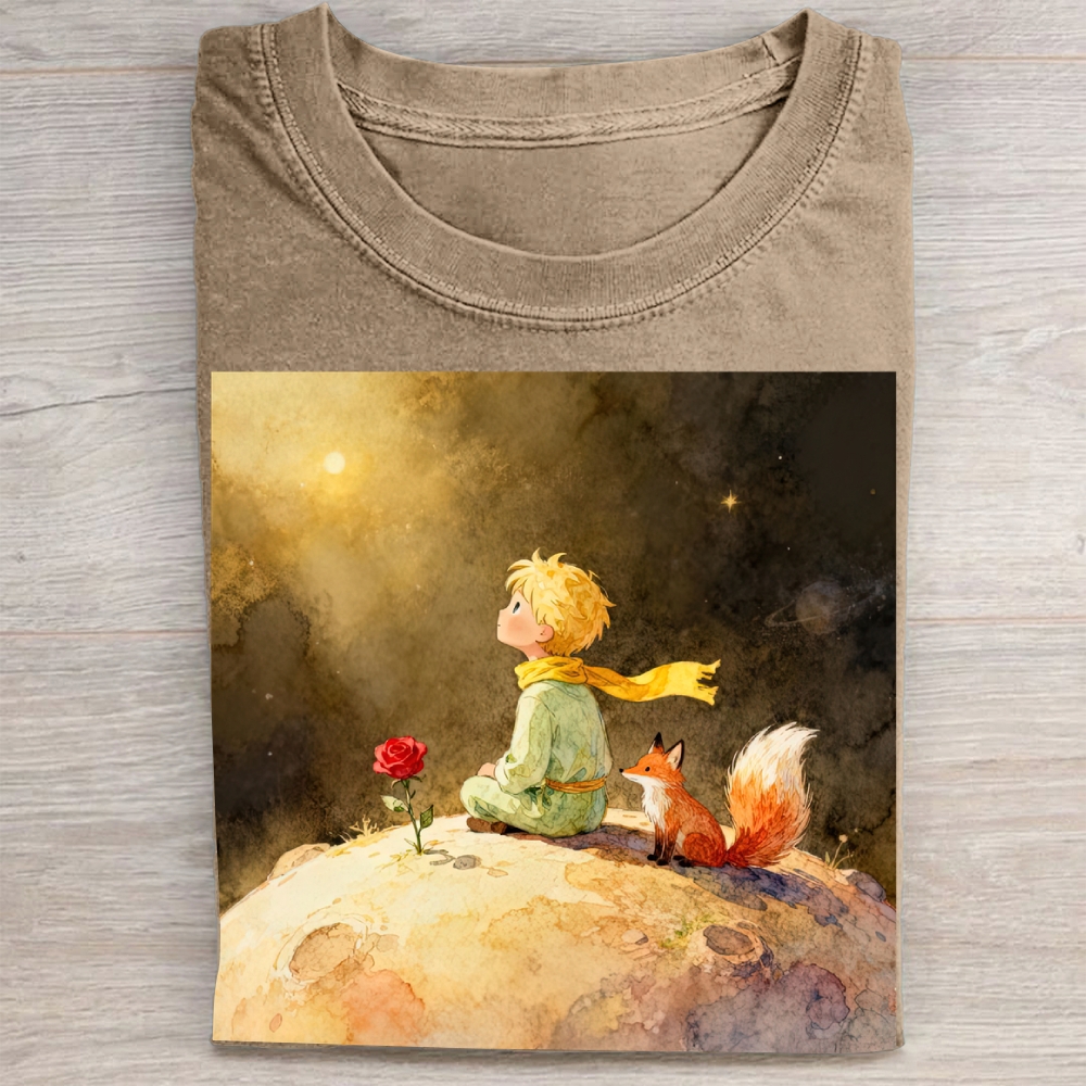 Fantasy Boy & Fox Washed Tee 
