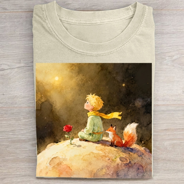 Fantasy Boy & Fox Washed Tee 