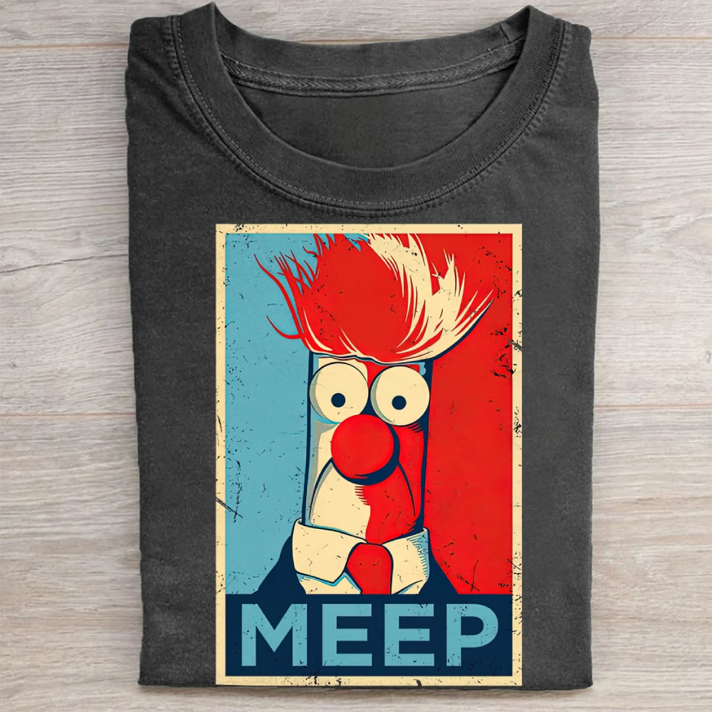 Funny Puppet Parody Washed Tee 