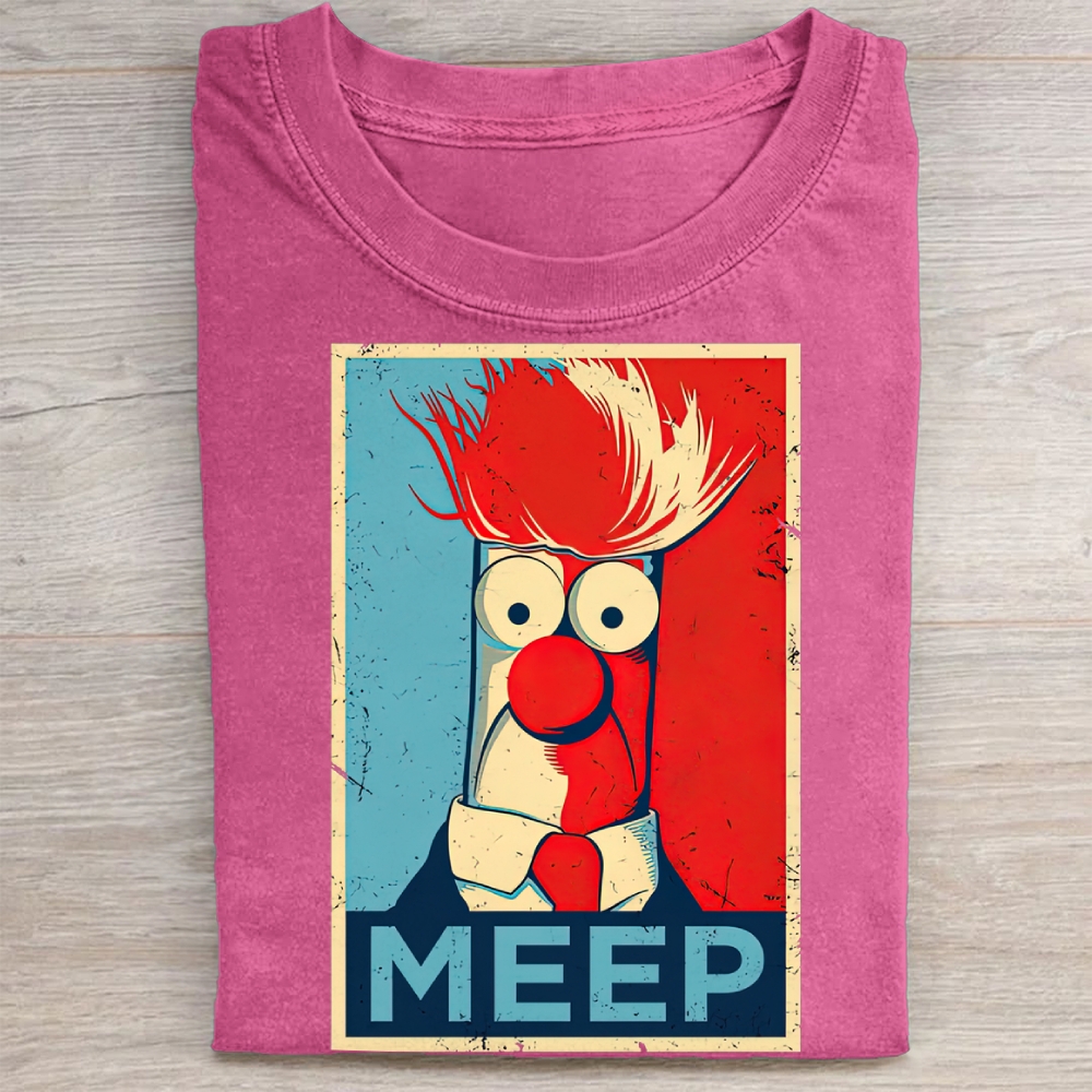 Funny Puppet Parody Washed Tee 