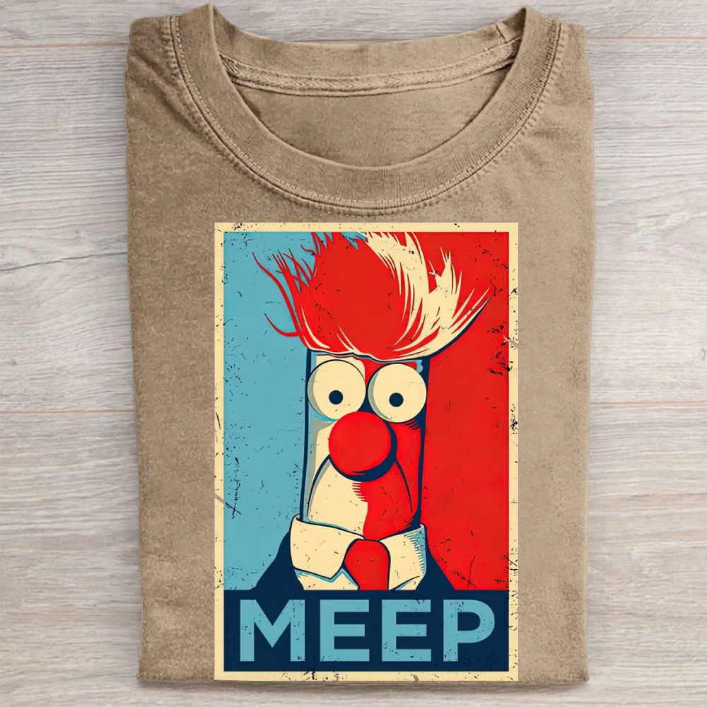 Funny Puppet Parody Washed Tee 