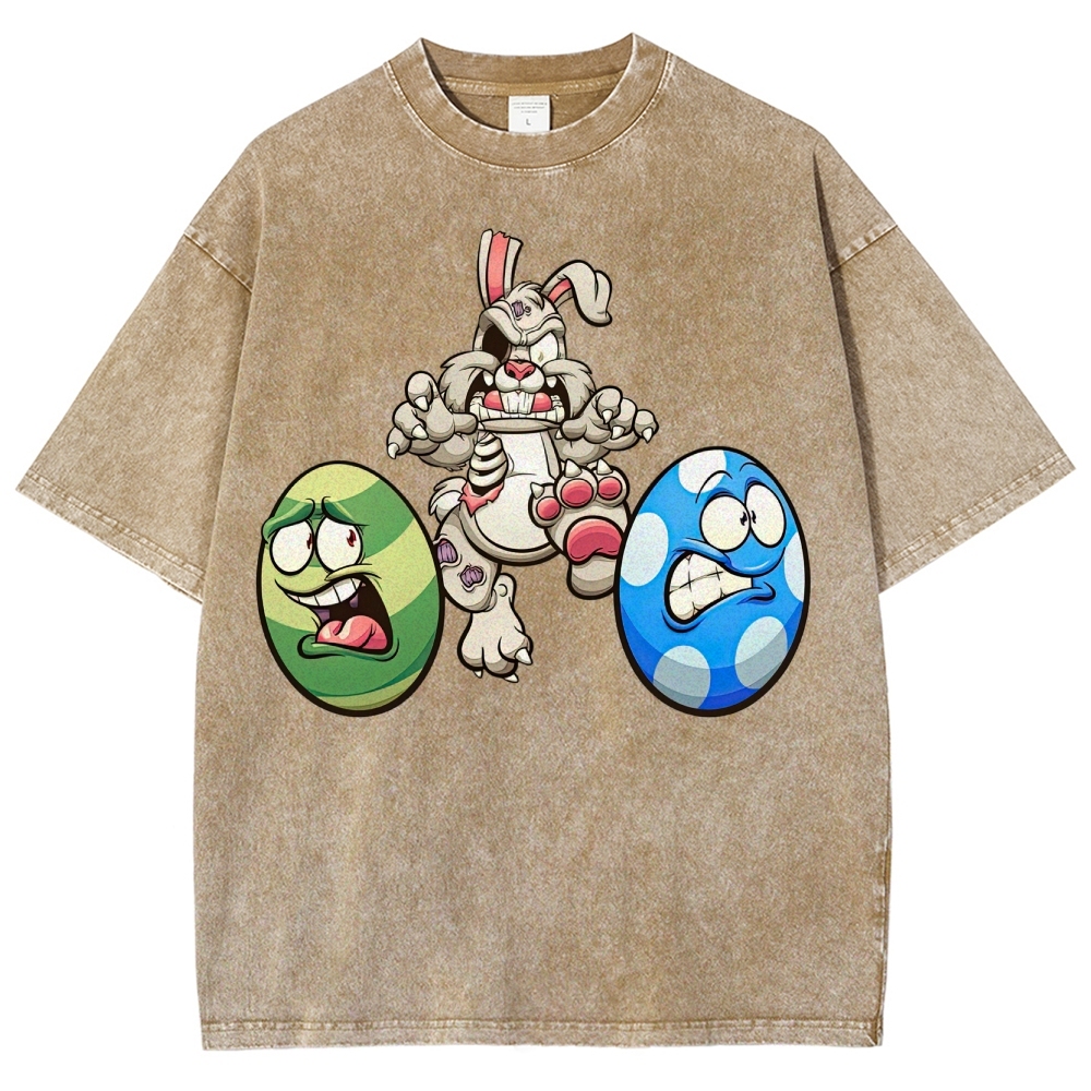Battle Bunny Easter Washed T-Shirt 
