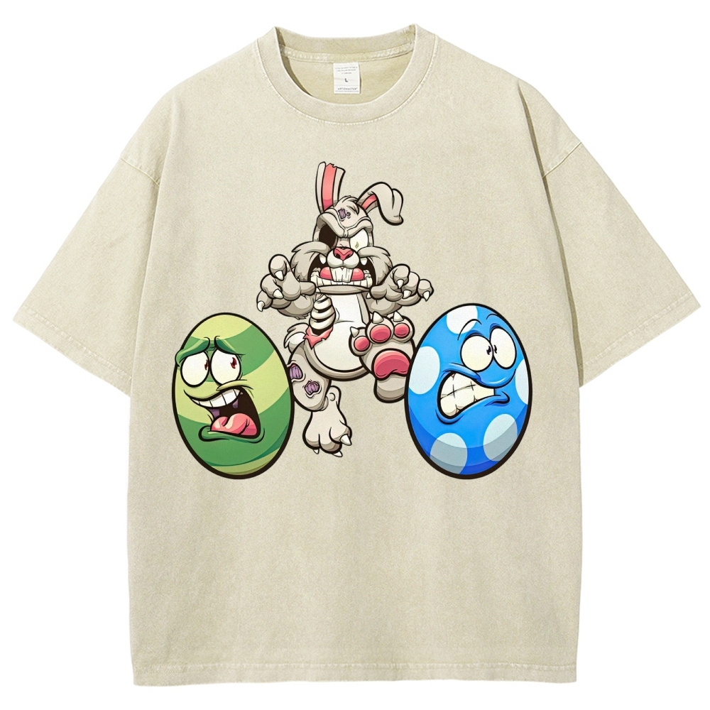 Battle Bunny Easter Washed T-Shirt 