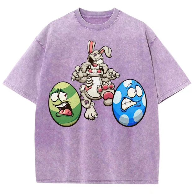 Battle Bunny Easter Washed T-Shirt 