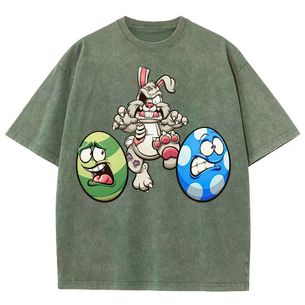 Battle Bunny Easter Washed T-Shirt 