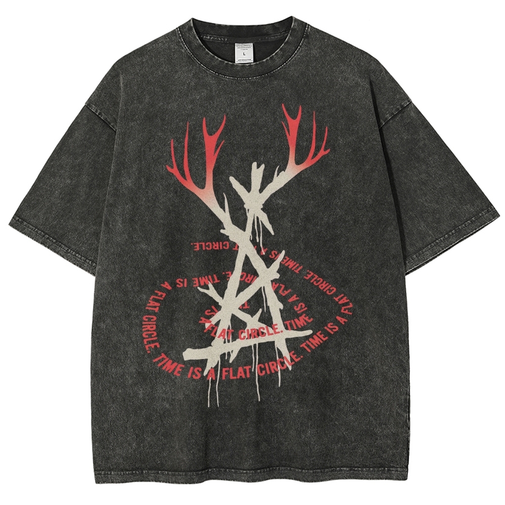 True Carcosa Spiral  Washed T-Shirt 