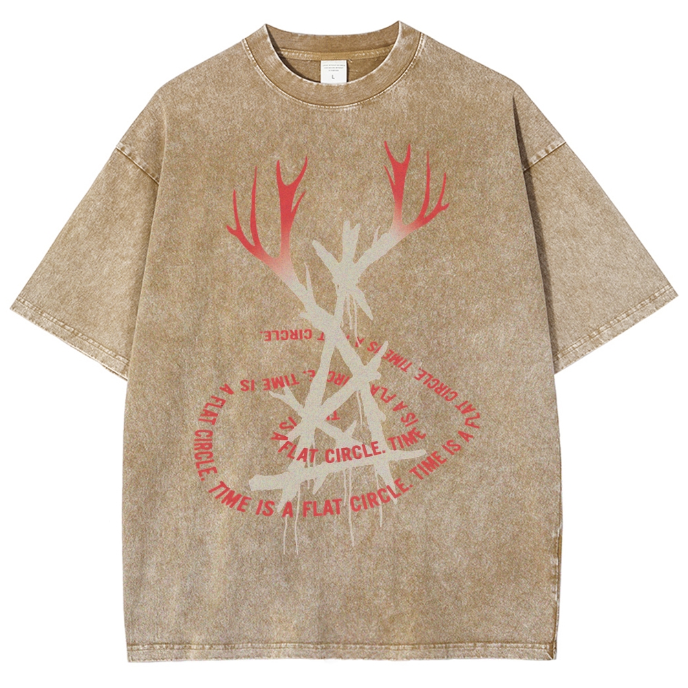 True Carcosa Spiral  Washed T-Shirt 