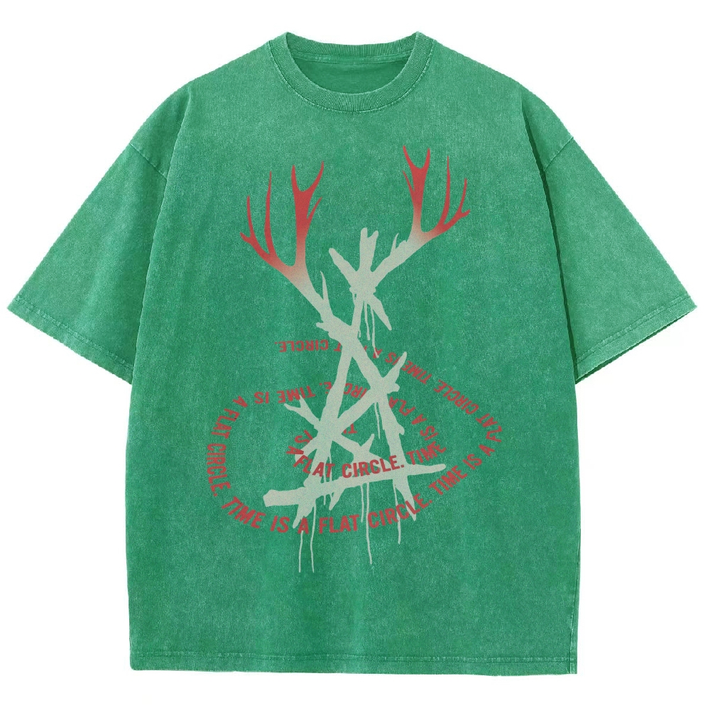 True Carcosa Spiral  Washed T-Shirt 