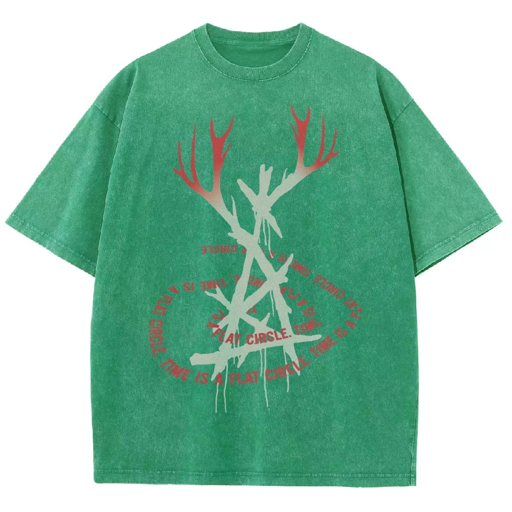 True Carcosa Spiral  Washed T-Shirt 