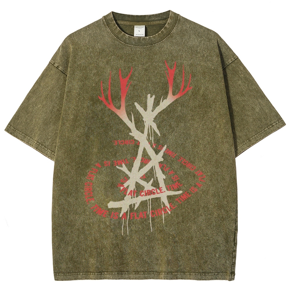 True Carcosa Spiral  Washed T-Shirt 