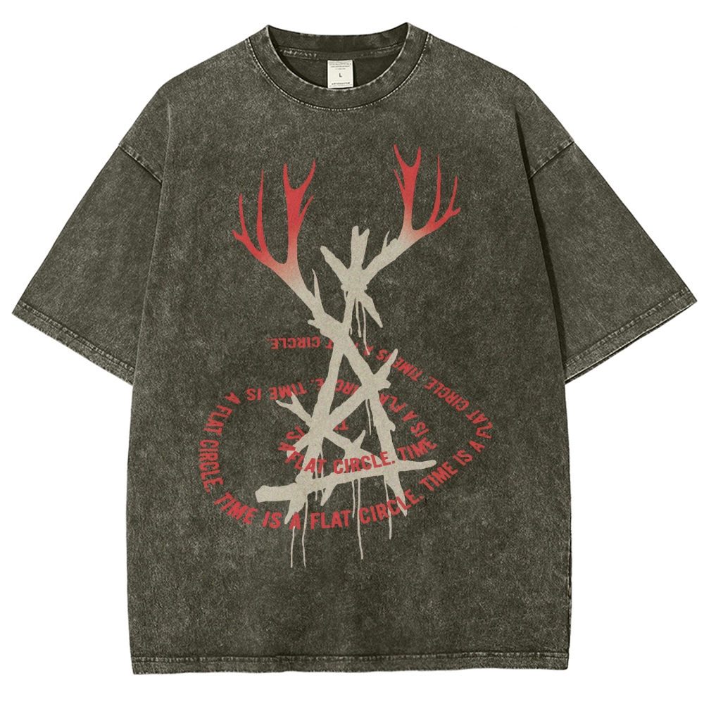 True Carcosa Spiral  Washed T-Shirt 