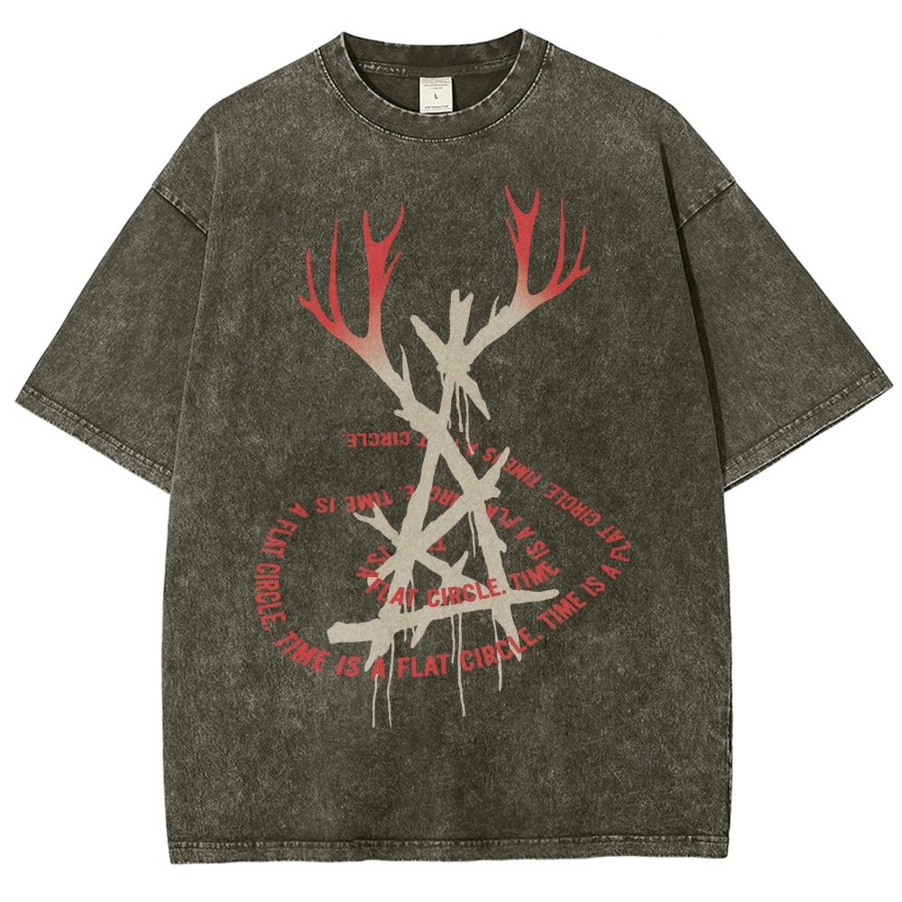 True Carcosa Spiral  Washed T-Shirt 