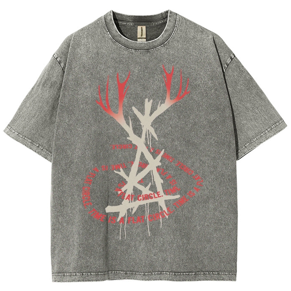 True Carcosa Spiral  Washed T-Shirt 