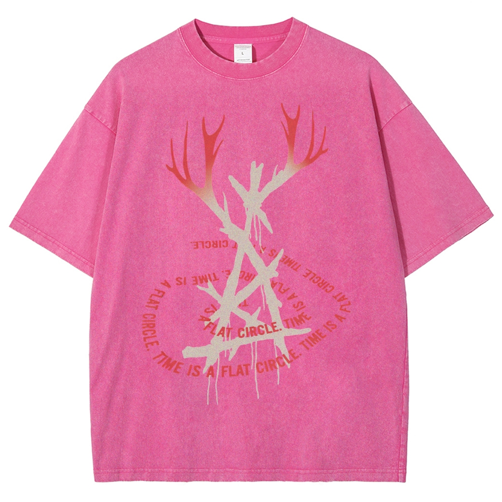 True Carcosa Spiral  Washed T-Shirt 