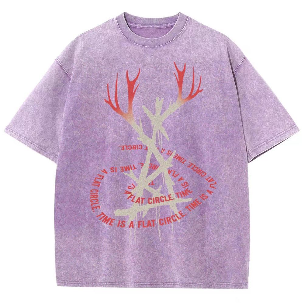 True Carcosa Spiral  Washed T-Shirt 