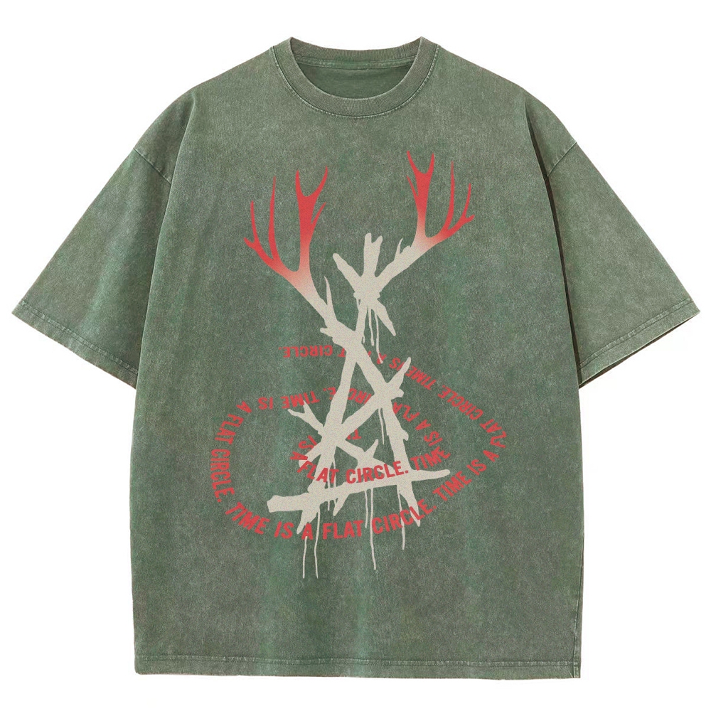 True Carcosa Spiral  Washed T-Shirt 