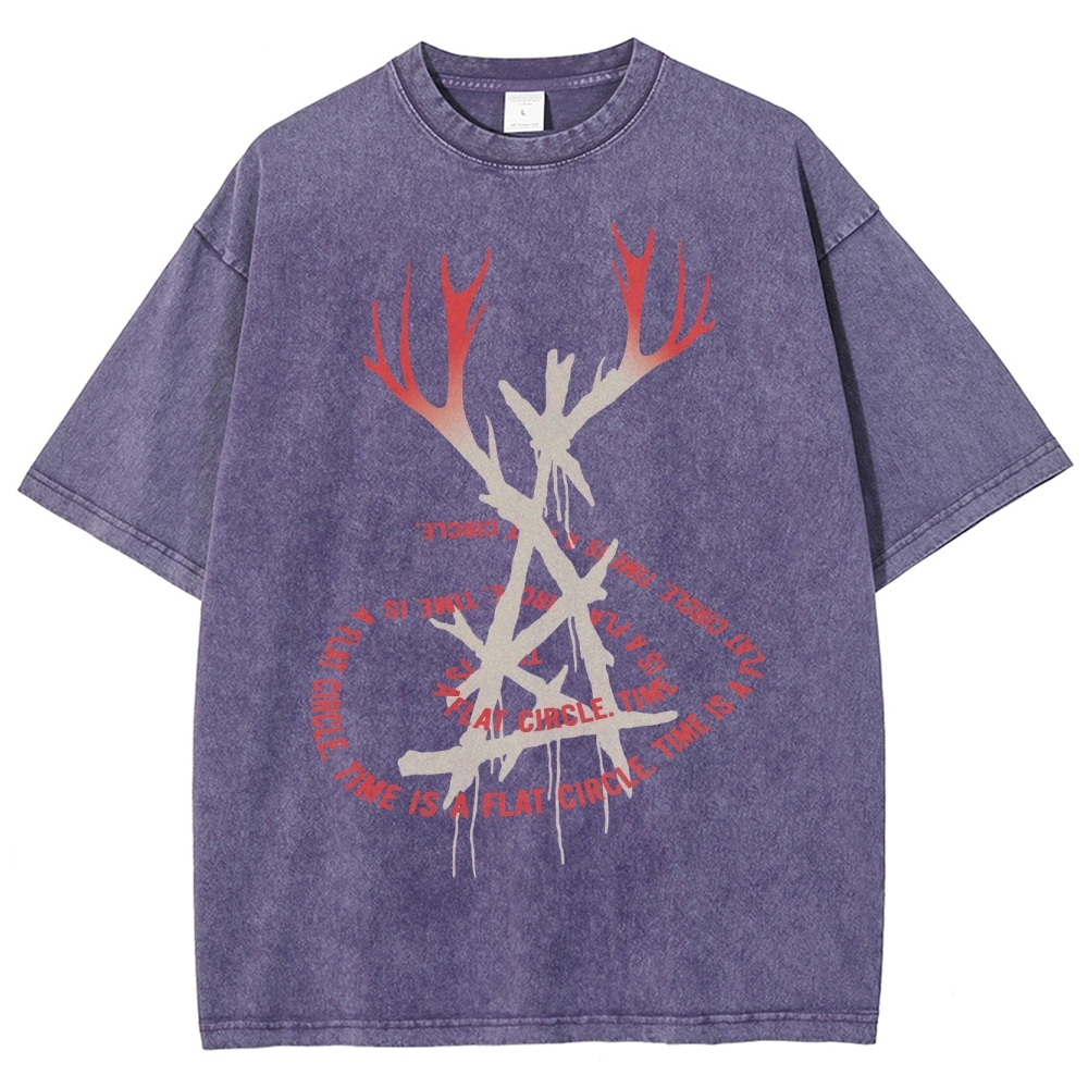 True Carcosa Spiral  Washed T-Shirt 